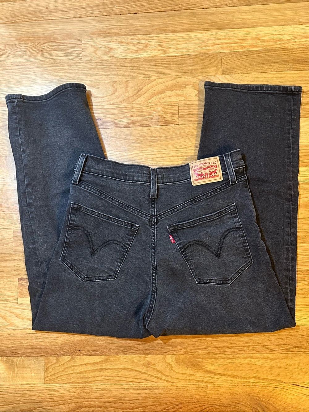 Levi's Black Vintage-Inspired Straight Jeans